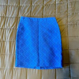 Banana Republic Blue Mini Pencil Skirt